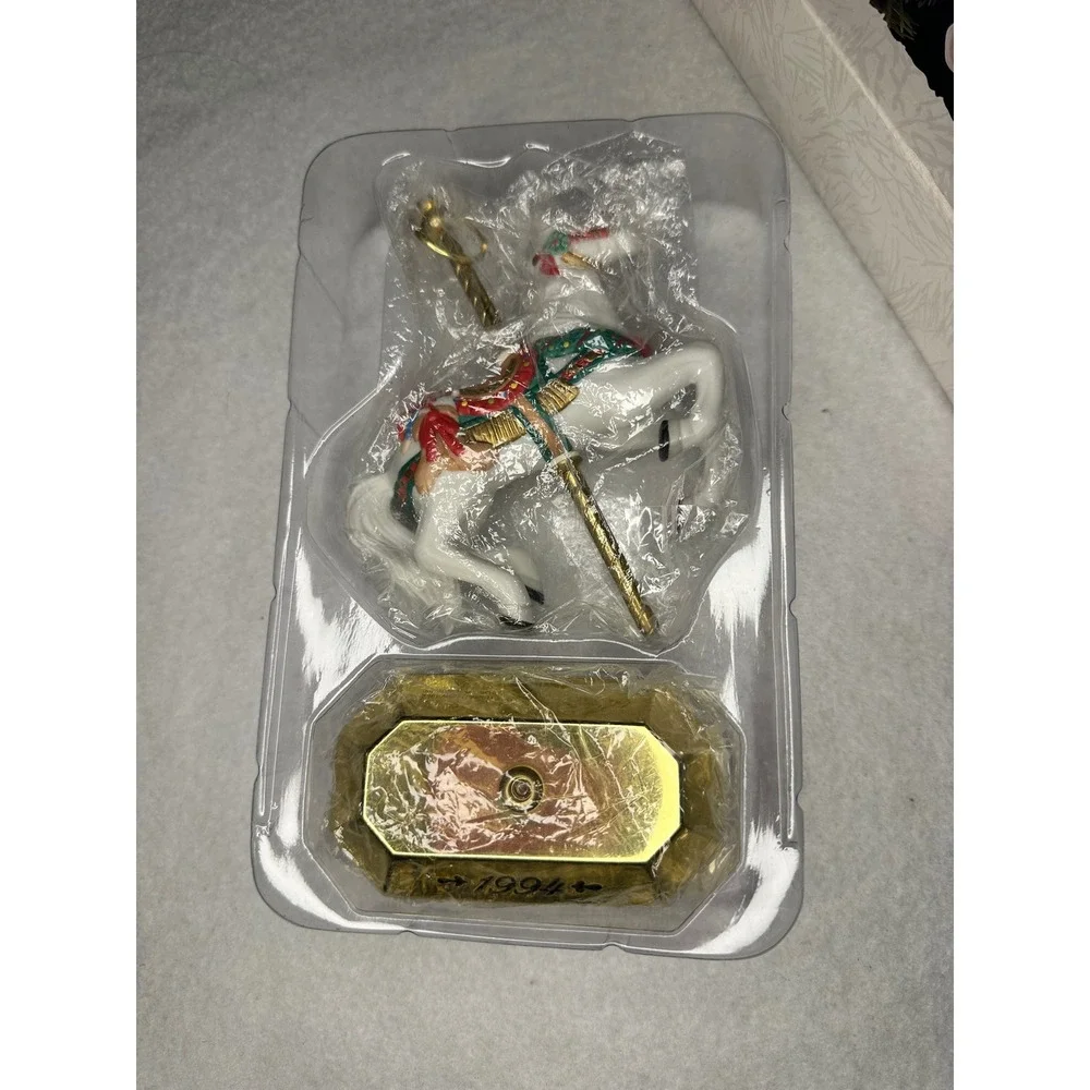 Hallmark Keepsake Ornament 1994 Tobin Fraley Carousel Collector Series Horse NIB